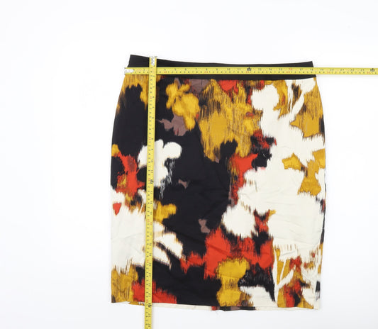 Marks and Spencer Women’s Multicoloured Floral Pencil Skirt Size 16