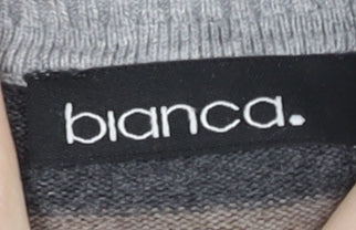 Womens UK Size 12 Bianca Grey Pullover Jumper