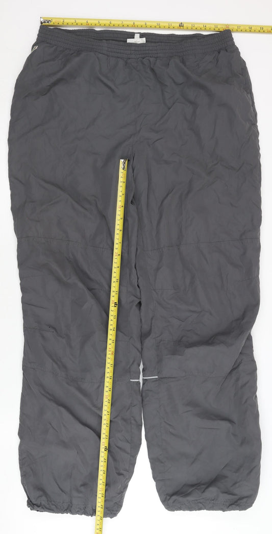 Lacoste Sport Men's Grey L Track Pants Trousers Elastic Waist Gym