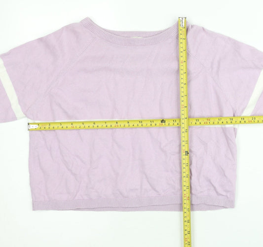 Womens UK Size M Terranova Purple Pullover Jumper