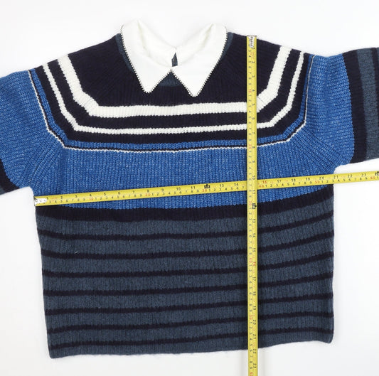 Womens UK Size S NEXT Blue Pullover Jumper