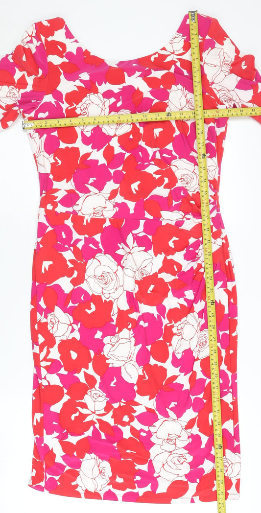 Kaliko Women’s Multicoloured Floral Sheath Dress Size 14