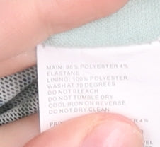 Boohoo Women’s Green Floral Ruched Puff Sleeve Bodysuit Size 10