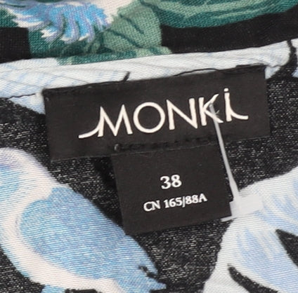 Womens UK Size 10 Monki Multicoloured Wrap Jumper