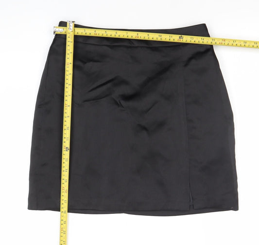 New Look Womens Black Size 12 Pencil Skirt Knee Length Workwear