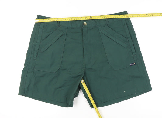 Regatta Men’s Green Cargo Shorts XL 40in Polyester Cotton Outdoor