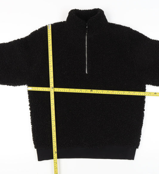 Topman Men’s Black Fleece Pullover Sweatshirt Small