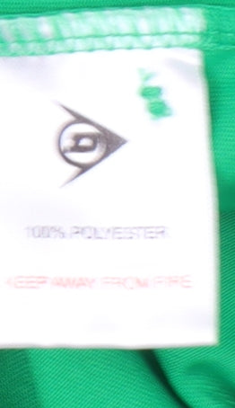 Dunlop Men’s Green Golf Polo Shirt M Short Sleeve Polyester