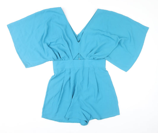 Womens UK Size 12 ASOS One-Piece Blue Playsuit