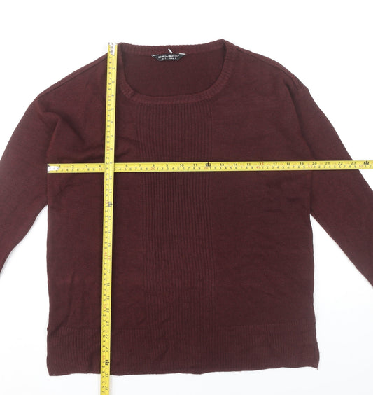 Womens UK Size L Select Red Pullover Jumper