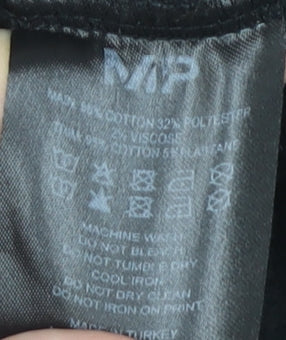 Mens UK Size XL MP Black Pullover Hoodie