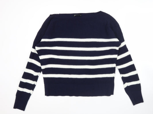 Womens UK Size 10 Friends Like These Blue Pullover Jumper
