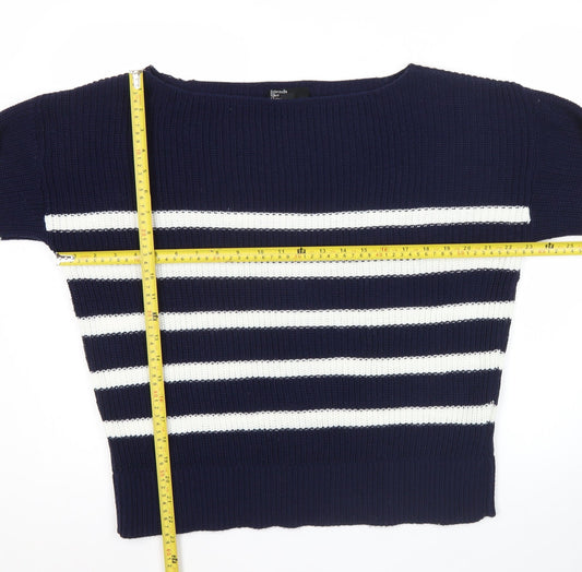 Womens UK Size 10 Friends Like These Blue Pullover Jumper