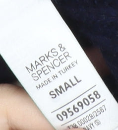 Womens UK Size S Marks and Spencer Blue Cape Jumper