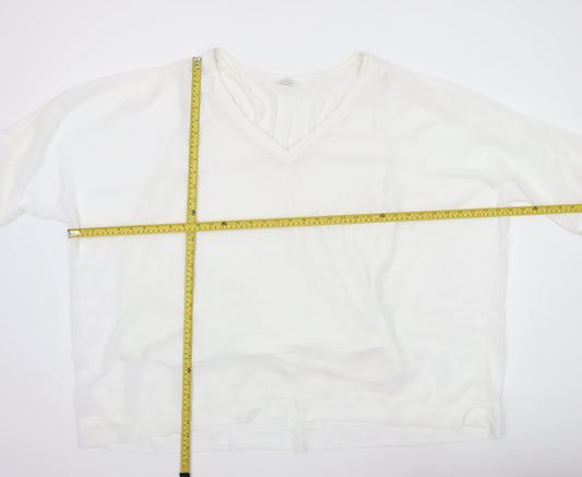 Womens UK Size 22 Yours White Basic Blouse
