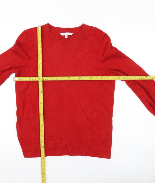 Jasper Conran Women’s Red Crew Neck Pullover Jumper Size 14