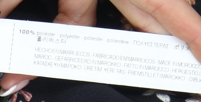 Zara Women’s Black Floral Long Sleeve Ruffle Hem Playsuit Size 8