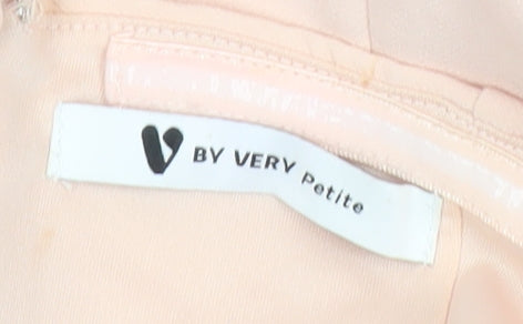 Very Petite Women’s Beige One Shoulder Jumpsuit Size 8