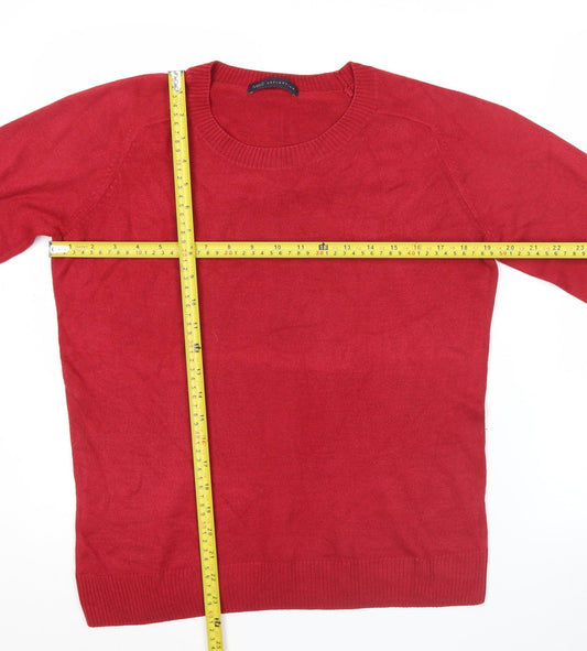Womens UK Size 12 Marks and Spencer Red Pullover Jumper