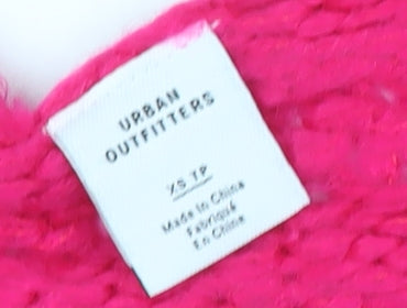 Womens UK Size XS Urban Outfitters Pink Cardigan Jumper