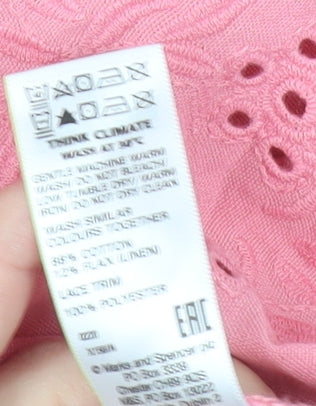 Womens UK Size 12 Marks and Spencer Pink Camisole Blouse