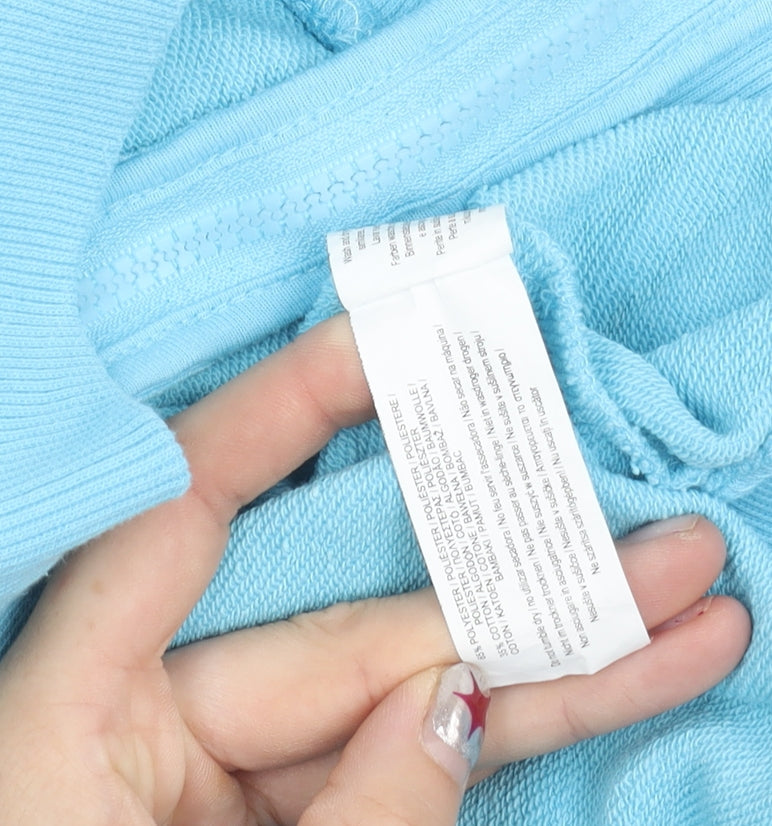 Disney Primark Women’s Blue Stitch Hoodie Jacket Size 12