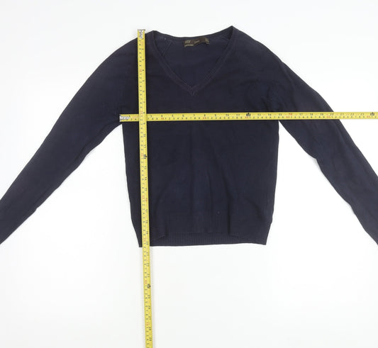 Womens UK Size S Zara Blue Pullover Jumper
