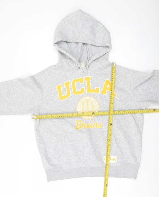 H&M Women’s Grey UCLA Hoodie Medium Graphic Print Pullover