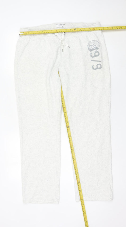 Esmara Women Grey L Sweatpants Jersey Comfort Trousers