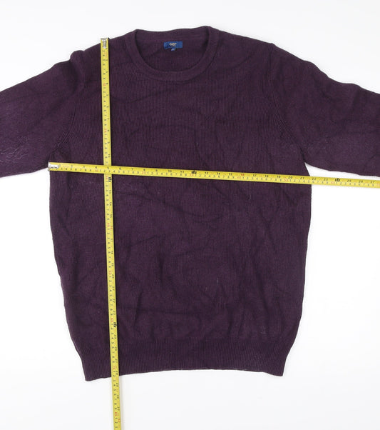 Cotton Traders Men’s Purple 2XL Crew Neck Pullover Jumper