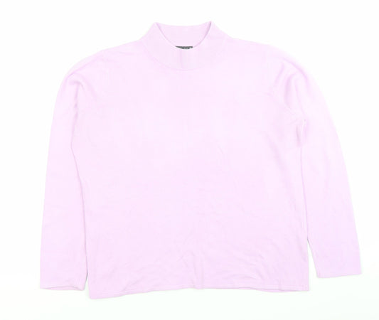 Womens UK Size M Bonmarche Purple Pullover Jumper