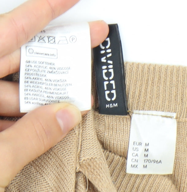 Womens UK Size 12 H&M Beige Basic Blouse