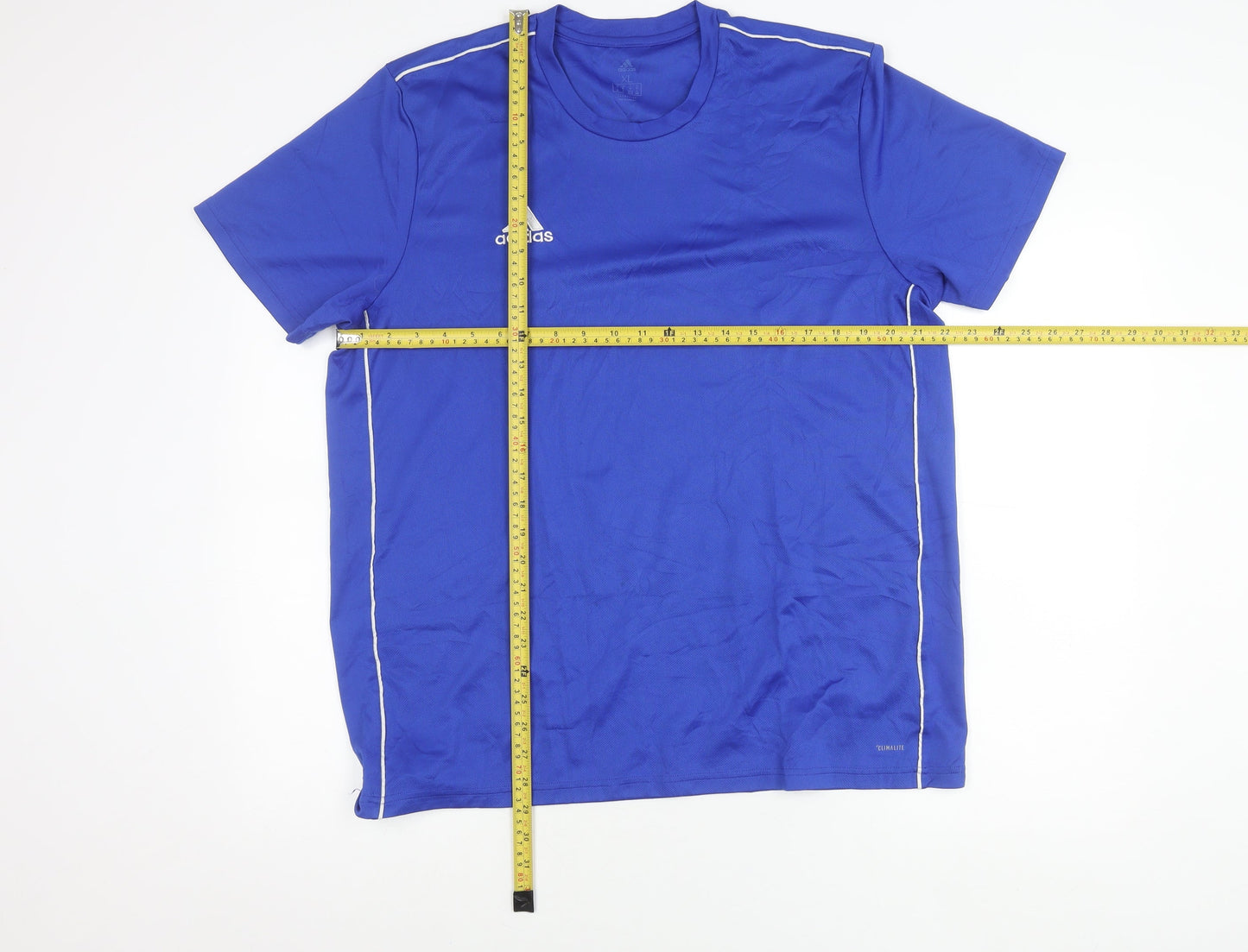 Adidas Men’s Blue XL Climalite Sports T-Shirt Football Training Top