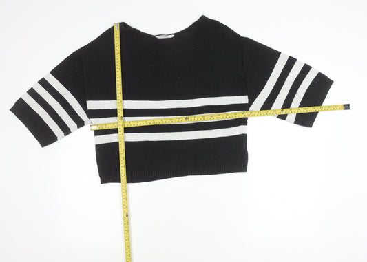 Womens UK Size L Zara Black Pullover Jumper