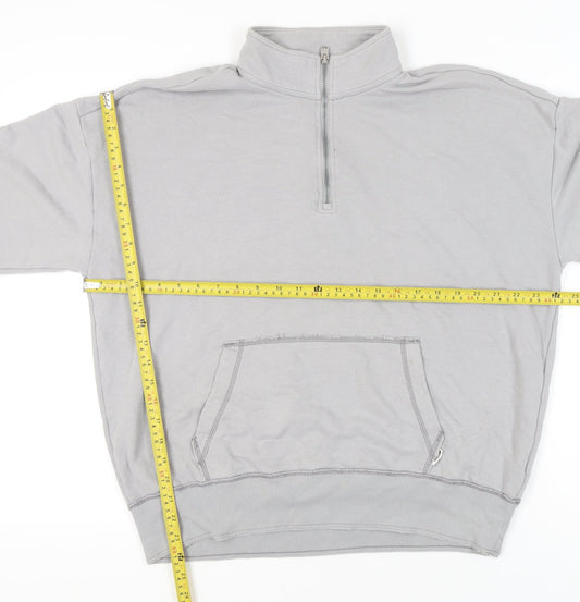 Mens UK Size M Hollister Grey Pullover Sweatshirt