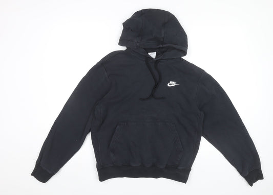 Womens UK Size S Nike Black Pullover Hoodie