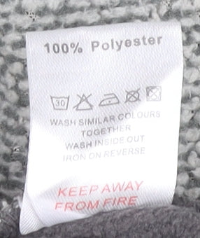 Arctic Storm Men’s Grey Fleece Full Zip Jacket Size L Kingston