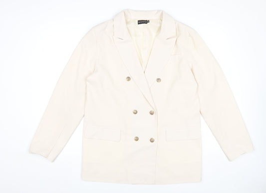 Womens UK Size 10 PRETTYLITTLETHING Ivory