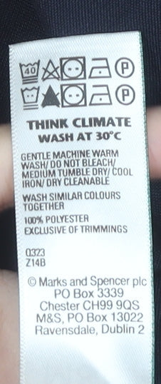 Marks and Spencer Men’s Navy Blue 42W 31L Regular Fit Dress Pants