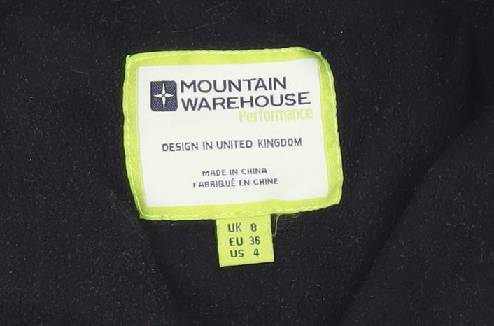 Mountain Warehouse Womens Black Size 8 Quilted Lightweight Waistcoat