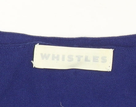 Womens UK Size 12 Whistles Blue Cardigan Jumper