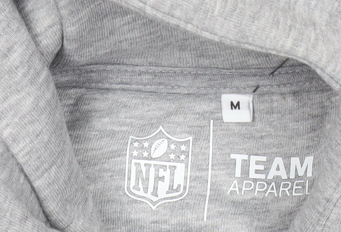 Fanatics Men’s Grey Raiders NFL Hoodie Pullover Size M Sportswear