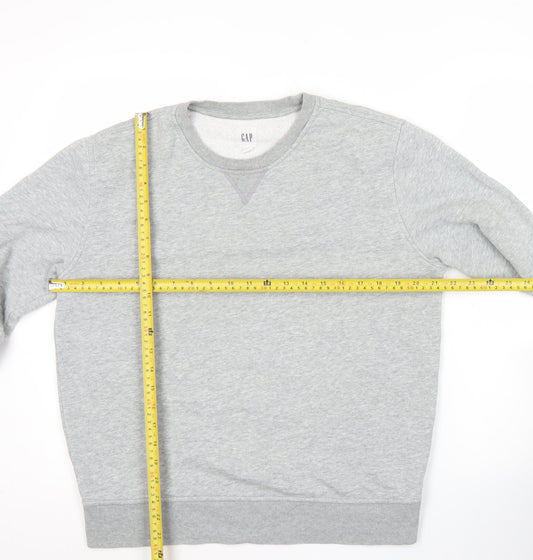 Mens UK Size S Gap Grey Pullover Sweatshirt