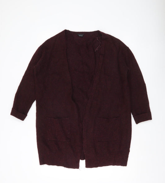 Womens UK Size 8 Topshop Purple Cardigan Jumper