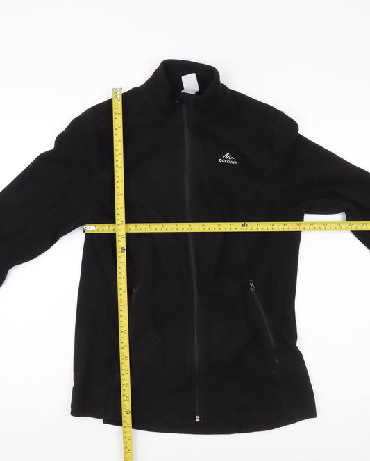 Womens UK Size L Quechua Black Basic Jacket