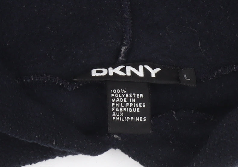 Womens UK Size L DKNY Black Pullover Hoodie