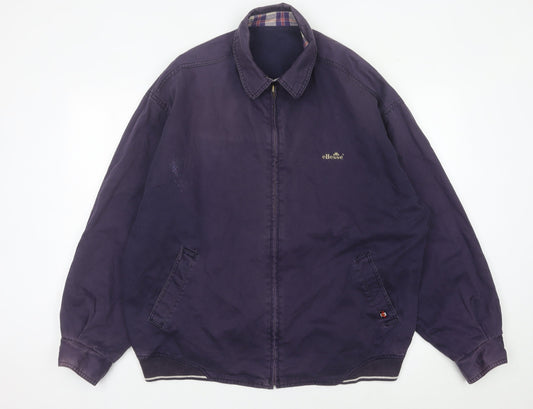 Mens UK Size L ellesse Purple Basic Jacket