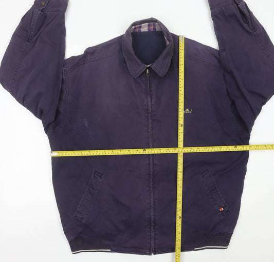 Mens UK Size L ellesse Purple Basic Jacket