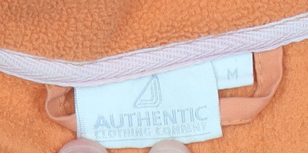 Authentic Clothing Company Women’s Orange Fleece Jacket Size M