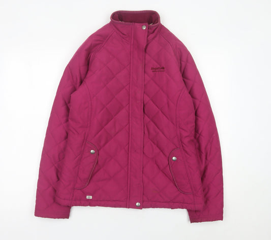 Womens UK Size 12 Regatta Pink Quilted Coat